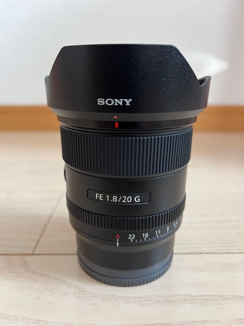 最終値下Sony FE 1.8/20 G Eマウント　保護フィルター付き　単焦点