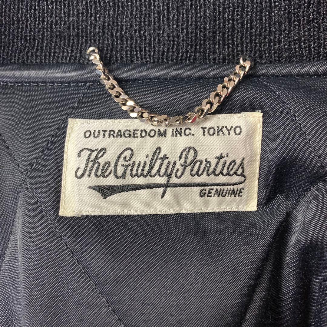 WACKOMARIA バーシティジャケット 袖レザー 刺繍 日本製 スタジャン