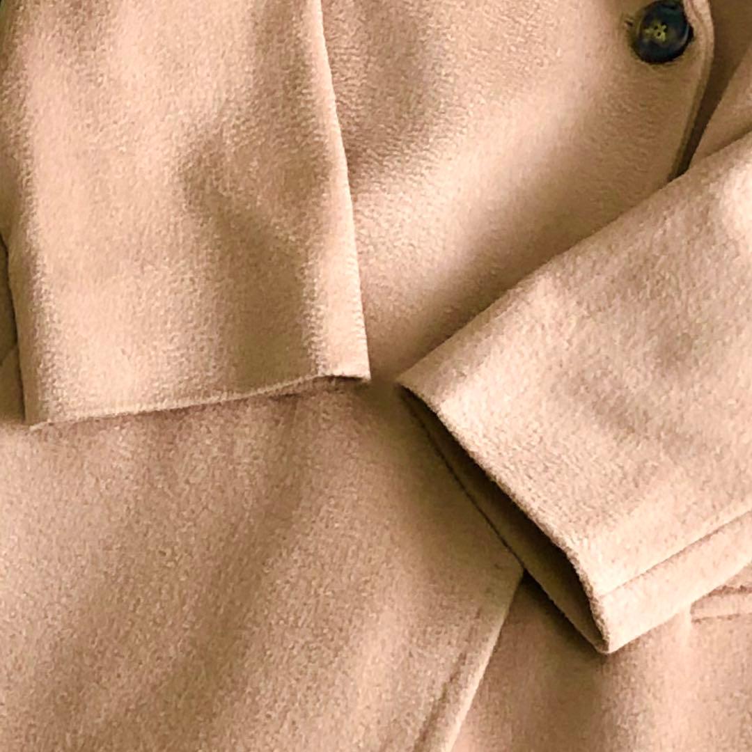 ウィークエンドマックスマーラ チェスターコート ウール100% キャメル 38