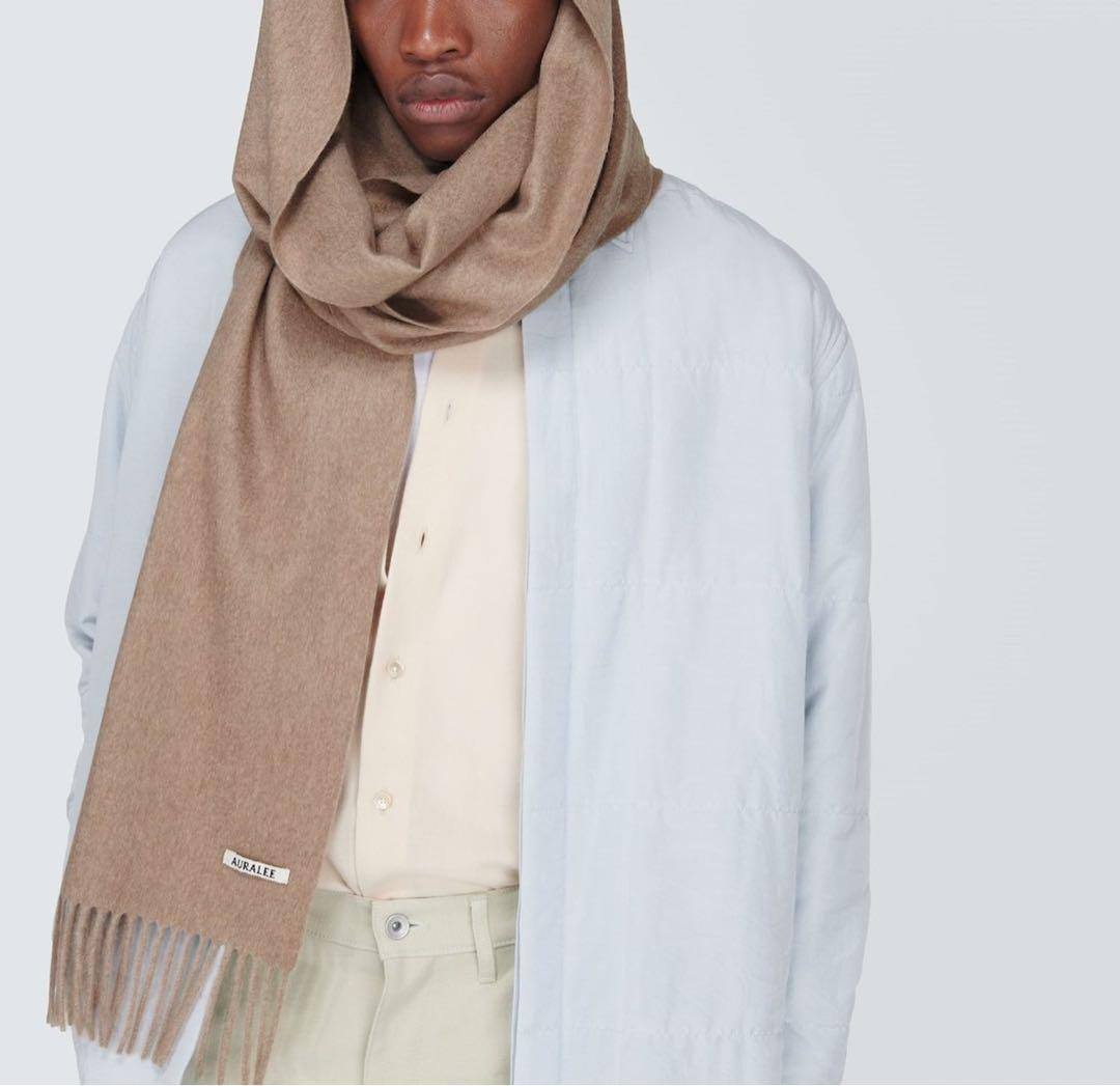 AURALEE CASHMERE NARROW STOLE マフラー