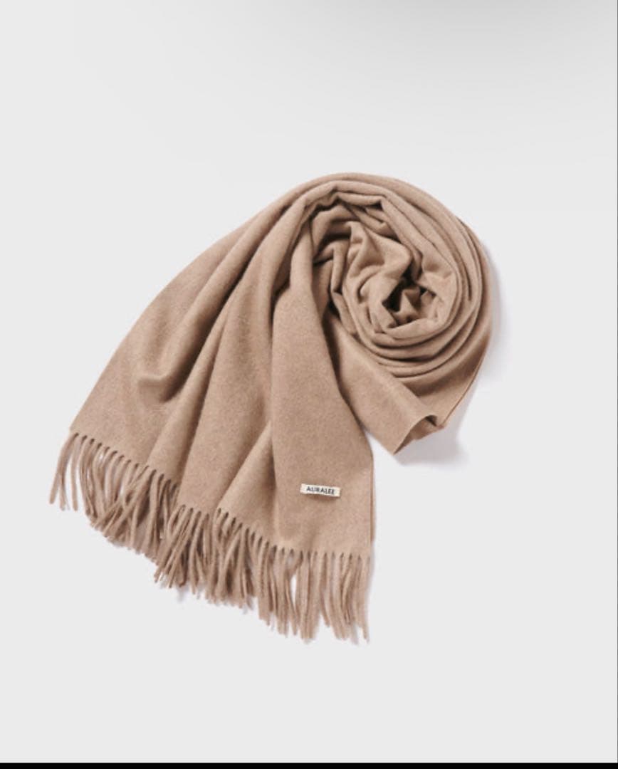 AURALEE CASHMERE NARROW STOLE マフラー