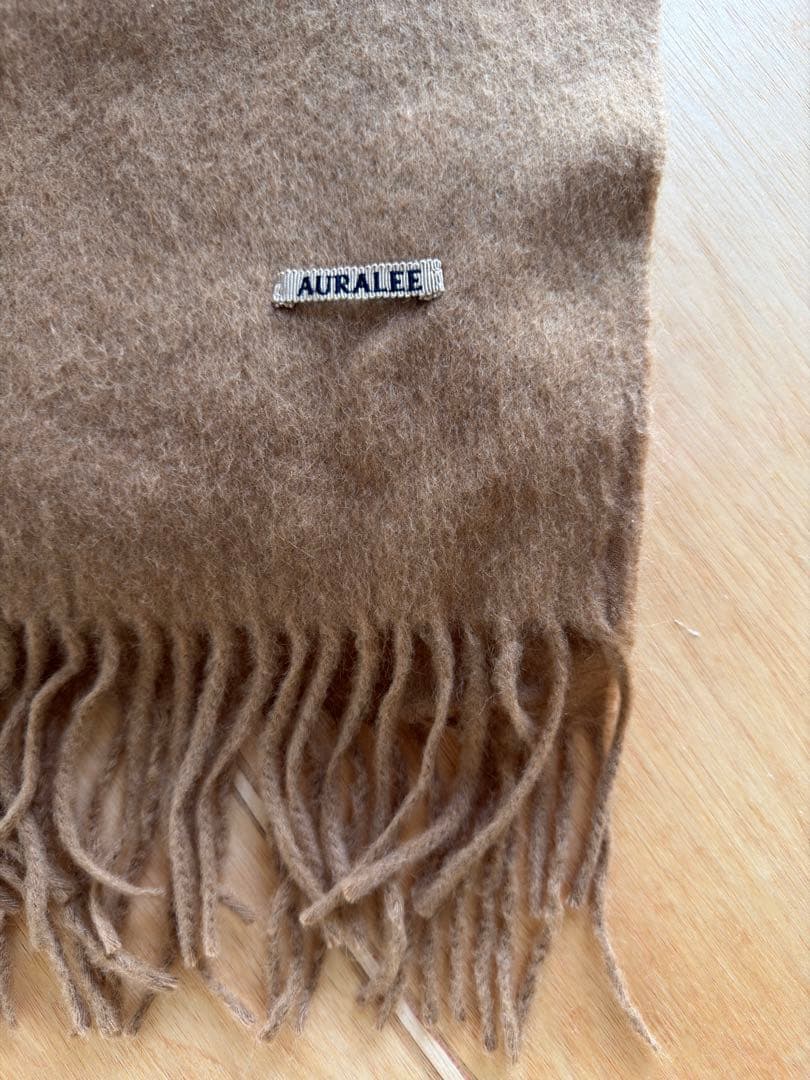 AURALEE CASHMERE NARROW STOLE マフラー