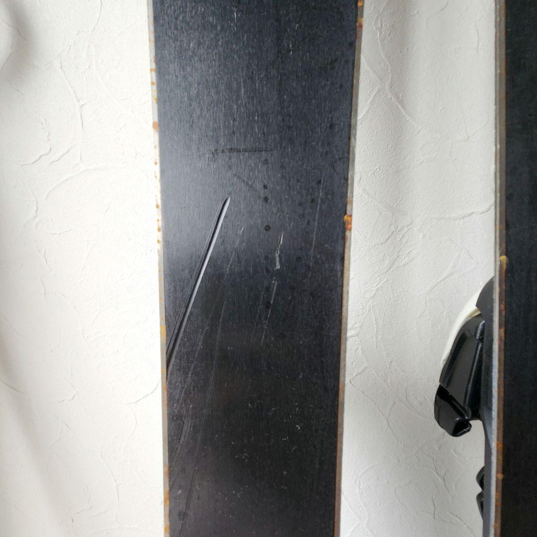 スキー板100、ビンディング、ストック、ブーツ21~22【KAZAMA】