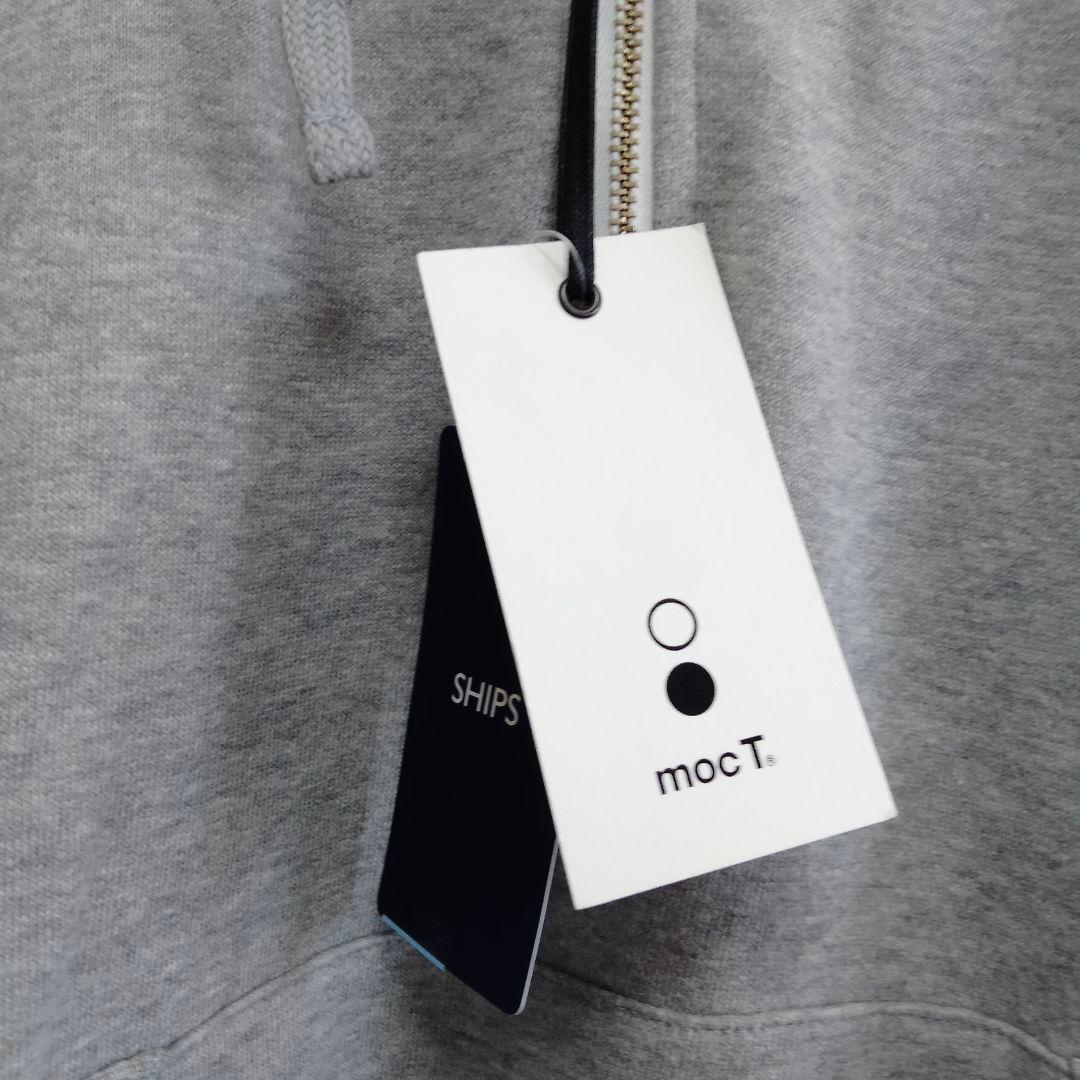 新品　シップス　モクティ　スウェット　パーカー　プルオーバー　ハーフジップ