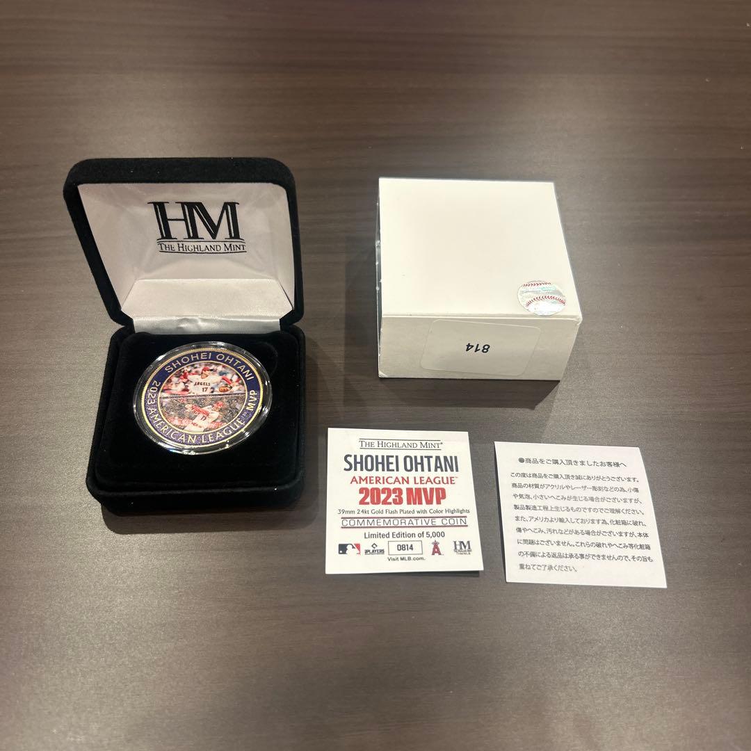 エンゼルス　大谷翔平選手　2023 AL MVP受賞記念ゴールド