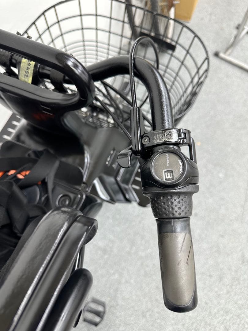 人気な車種　3人乗り電動自転車　ヤマハパスバビー　子供乗せシート付き　お買い得品