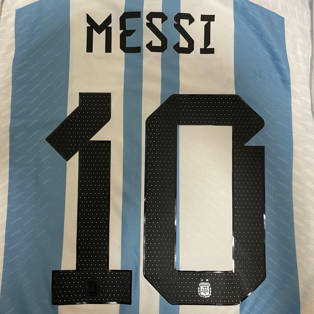 正規品　メッシ　2022カタールW杯　アルゼンチン　オーセンティックユニフォーム