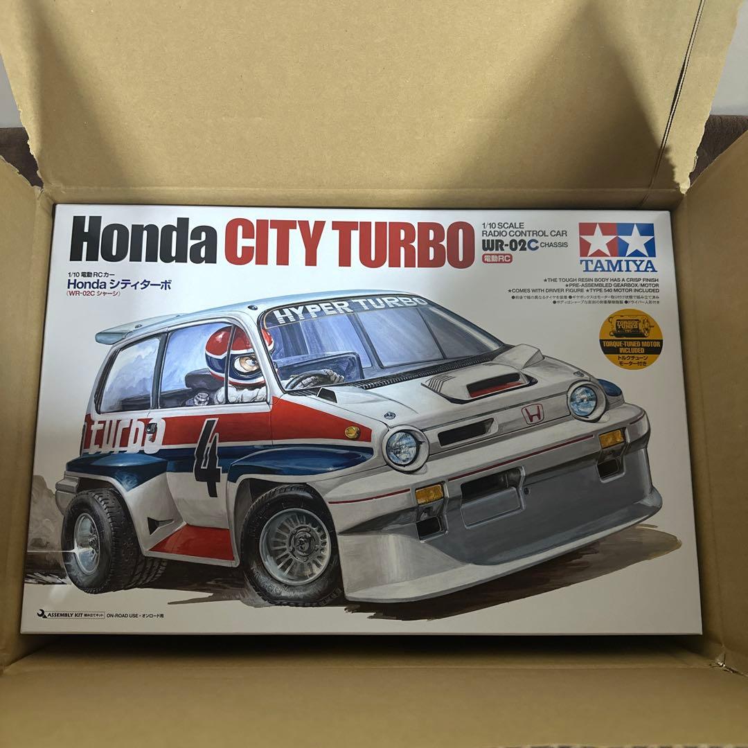 TAMIYA タミヤ　1/10 電動RC Honda シティターボ