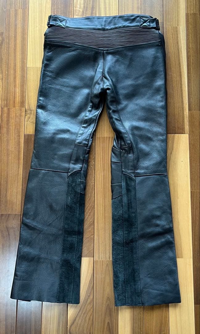 ライティングレザーパンツ　アウトブーツタイプ　ヘンリービギンズ