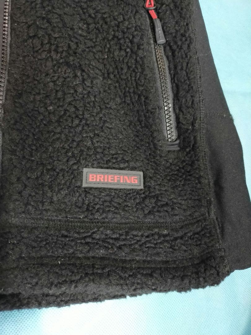 BRIEFINGブリーフィング フリース　ベスト　ゴルフ　メンズ