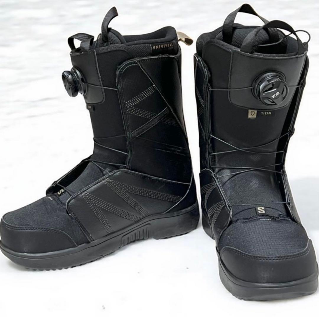 【美品】SALOMON TITAN BOA 27.5cm スノーボードブーツ