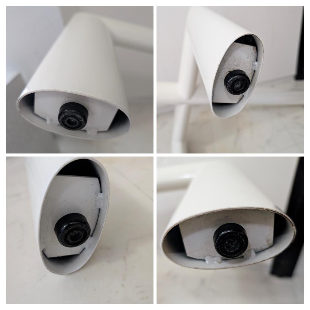 HUKLA アイアン ガラス テーブル ミッドセンチュリー モダン バウハウス