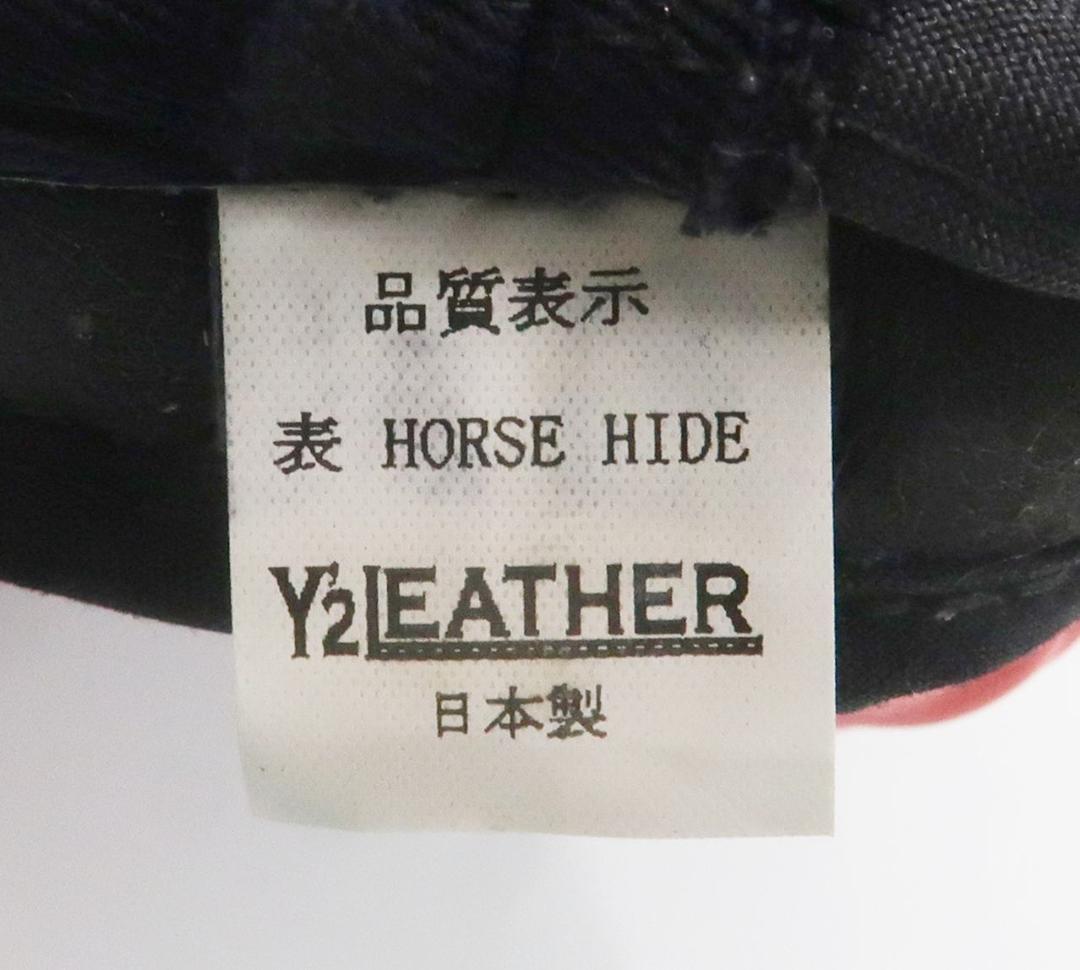 Y'2 LEATHER ワイツーレザー インディゴホースキャスケット【G】.
