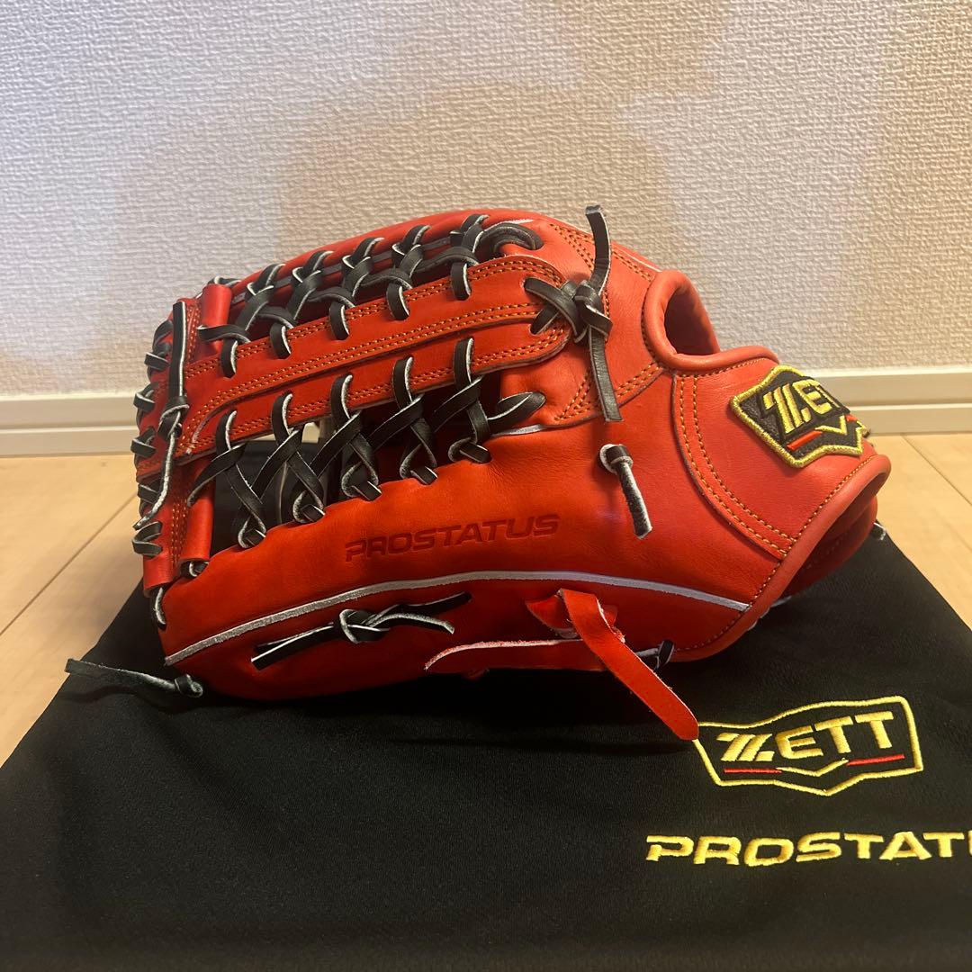 【35%オフ】新品未使用　ZETT PROSTATUS 硬式　グローブ　外野　左
