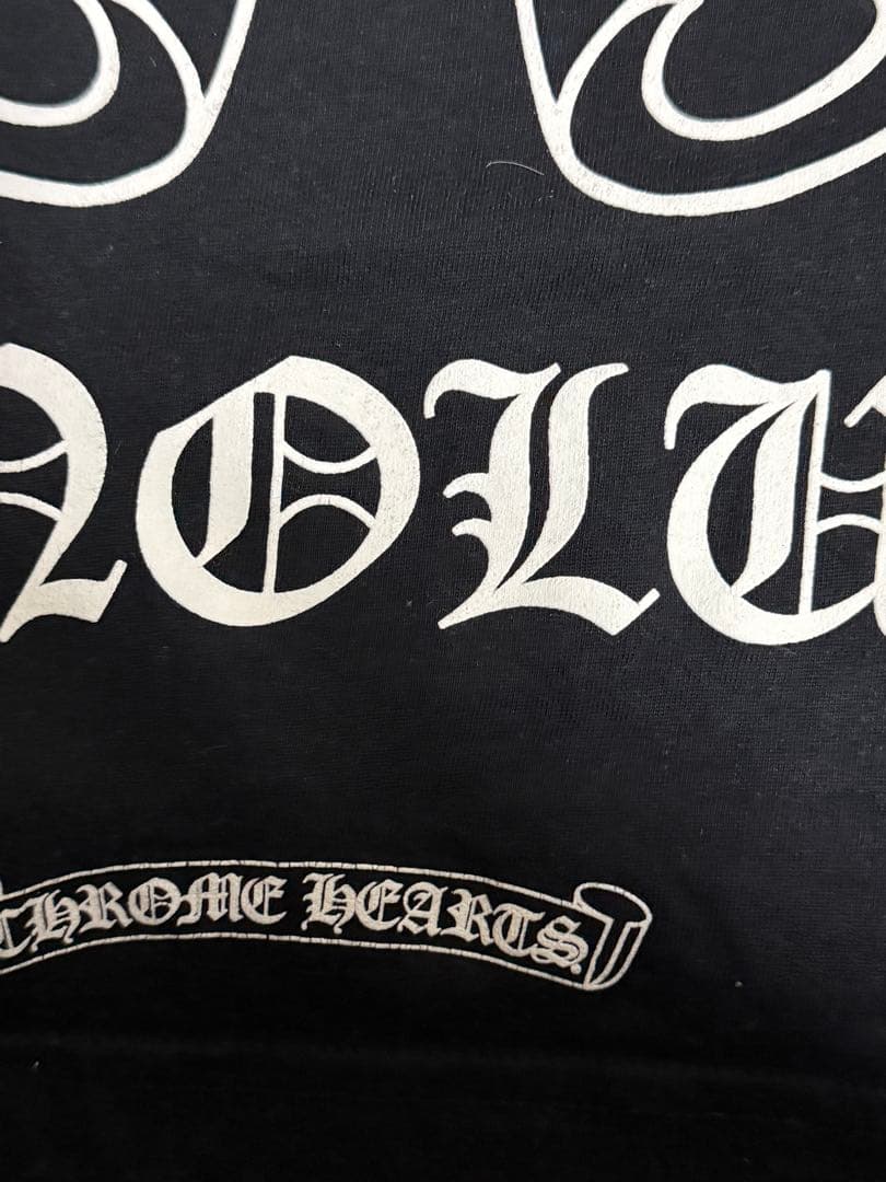 CHROME HEARTSクロムハーツ長袖Tシャツ ホノルル　ブラックsサイズ