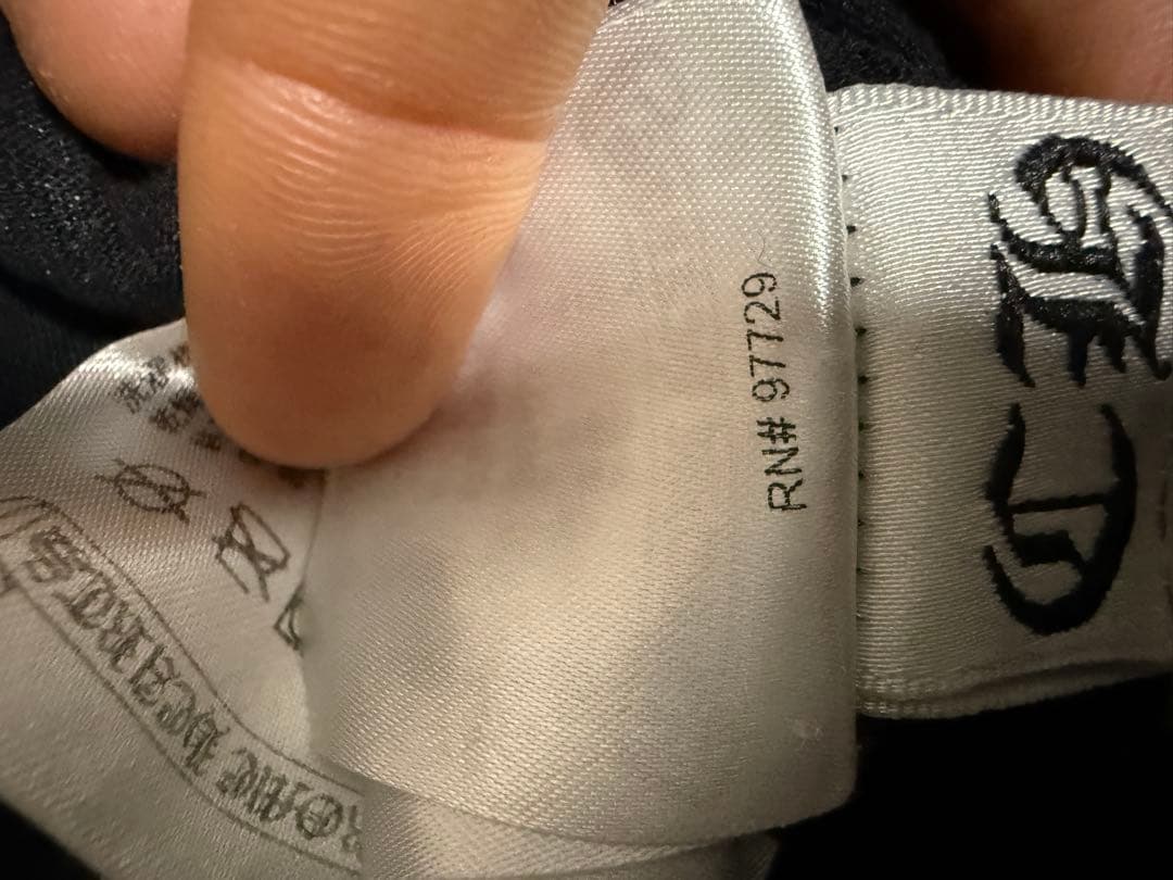 CHROME HEARTSクロムハーツ長袖Tシャツ ホノルル　ブラックsサイズ