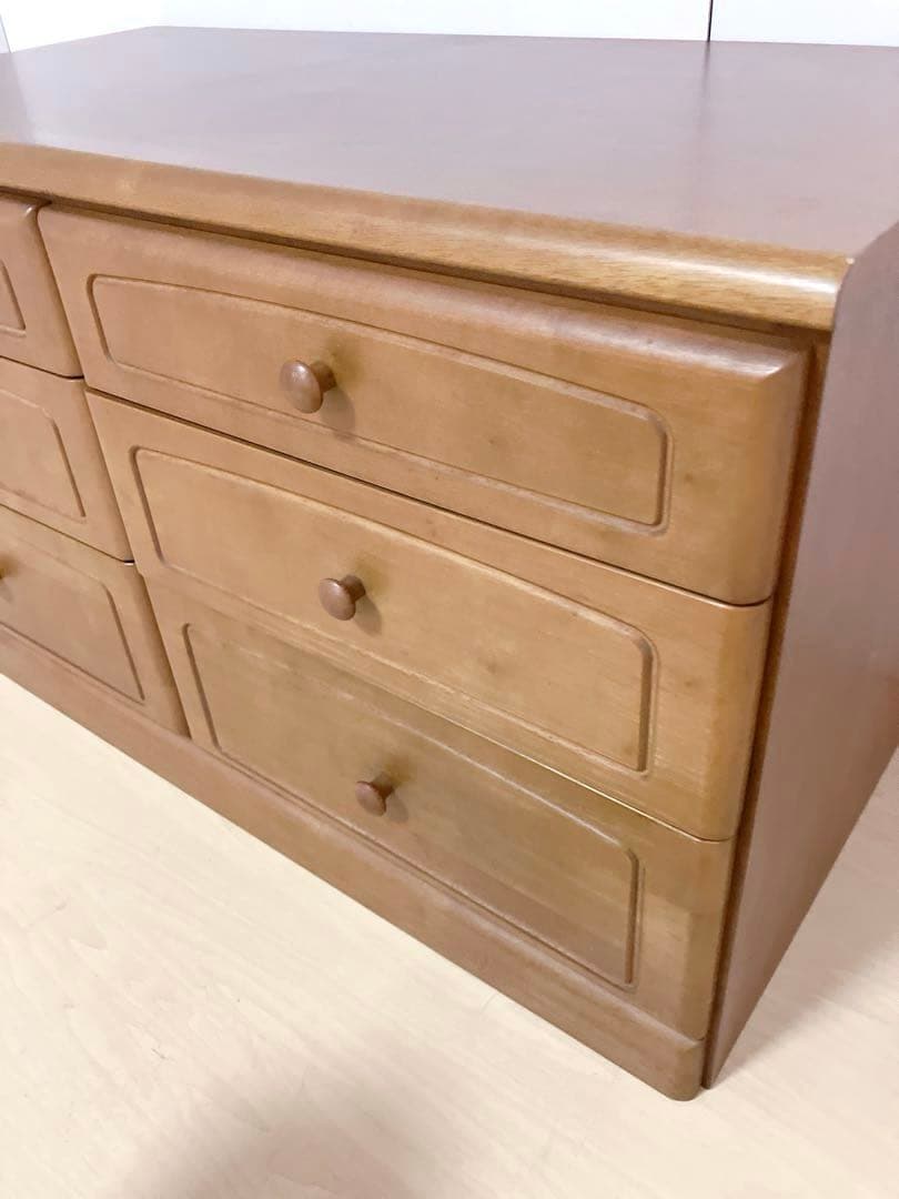 karimoku カリモク　チェスト　木製　天然木　サイドチェスト　箪笥　6引出