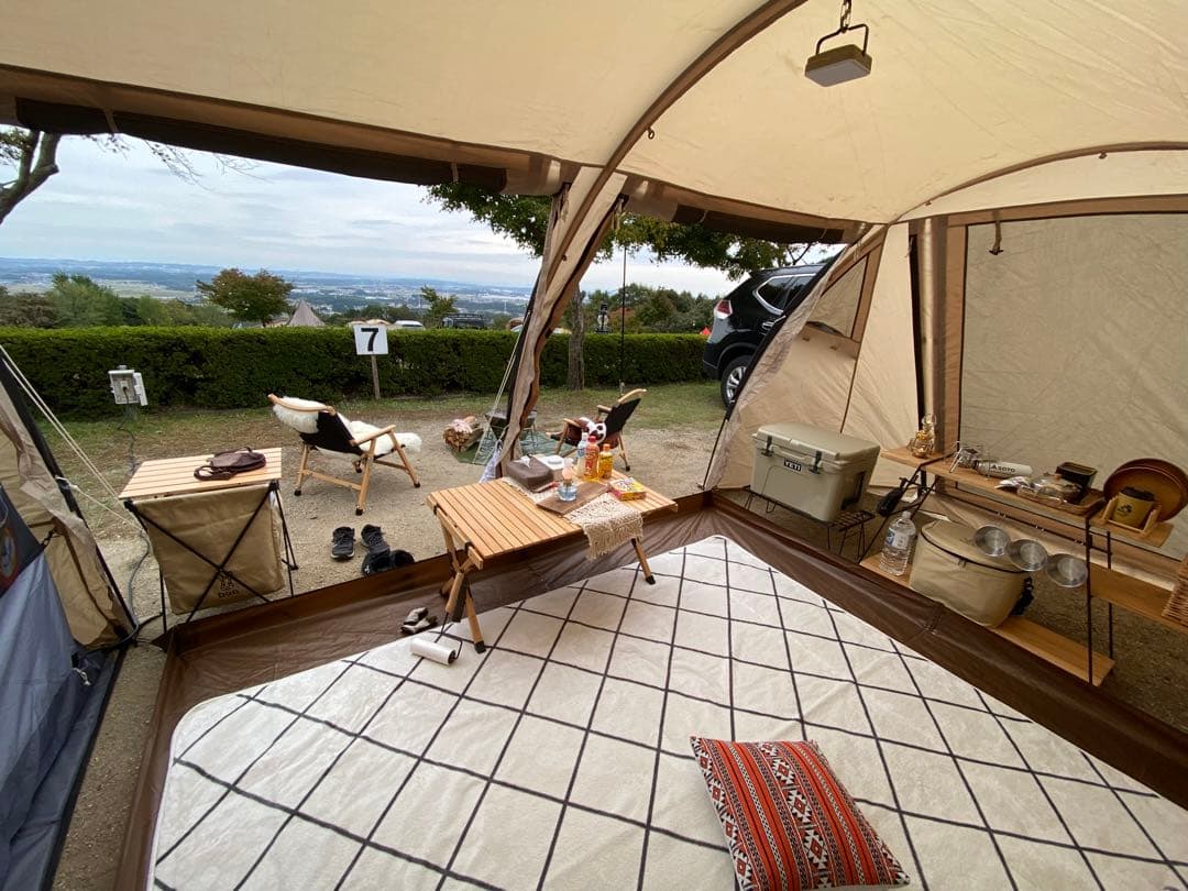 DODカマボコテント2・カマザシキM・マット・グランドシートセット