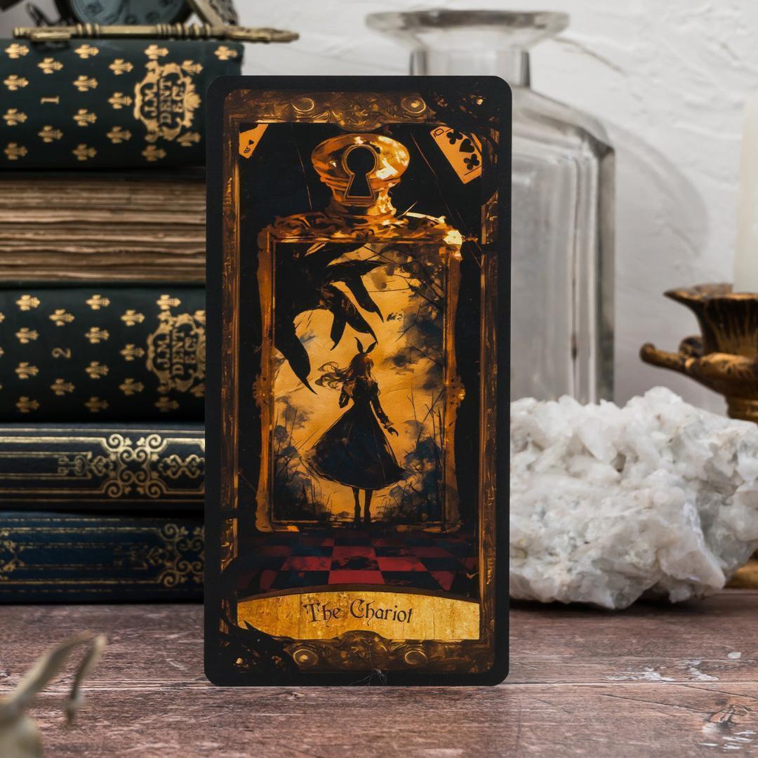 【訳あり特価】正規品タロットカード✨超美麗✨希少品 ダークなアリスの世界のデッキ