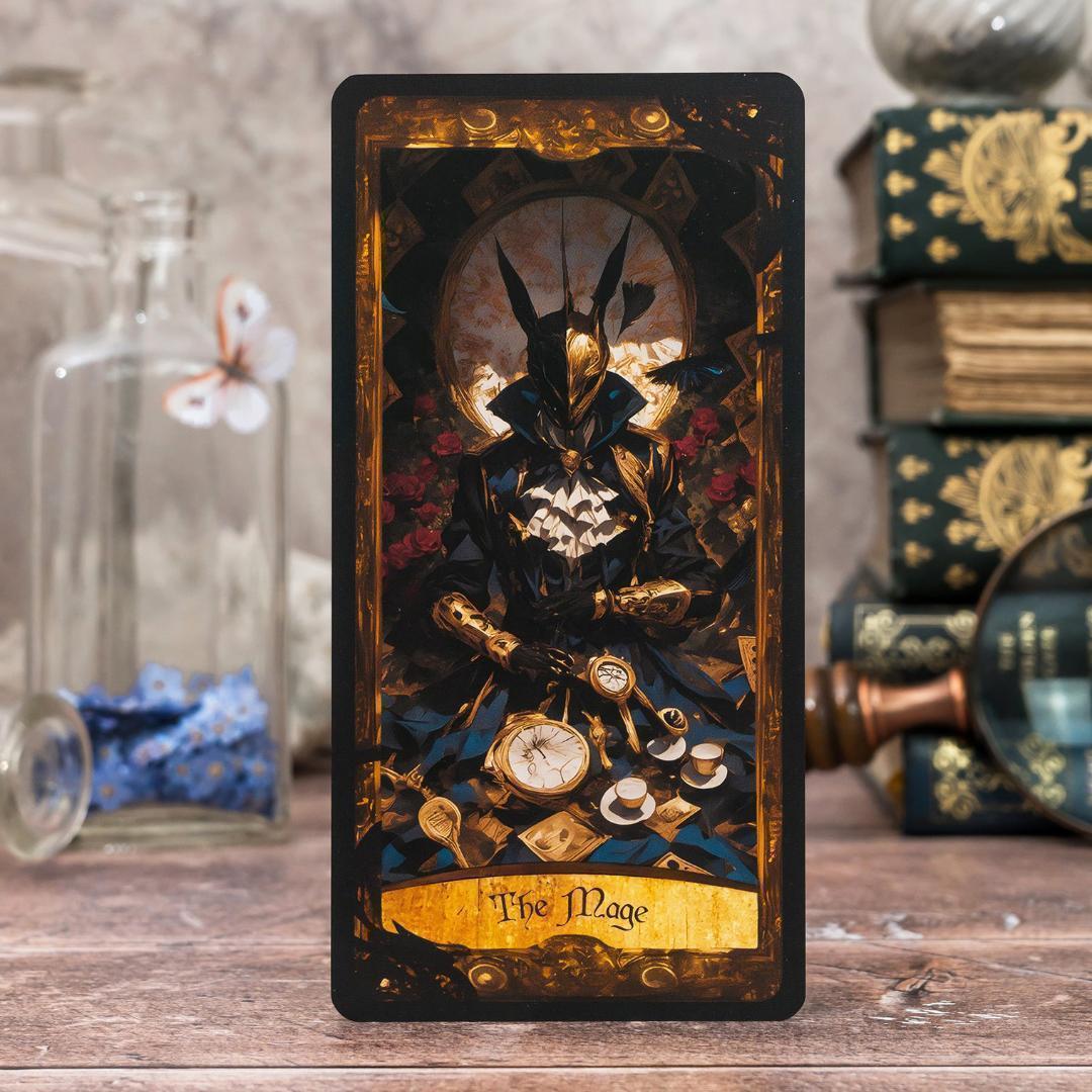 【訳あり特価】正規品タロットカード✨超美麗✨希少品 ダークなアリスの世界のデッキ