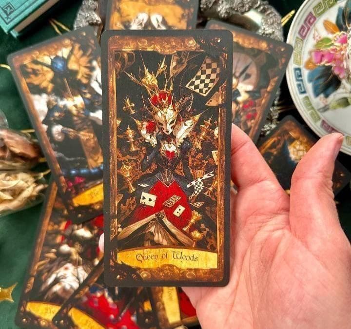 【訳あり特価】正規品タロットカード✨超美麗✨希少品 ダークなアリスの世界のデッキ