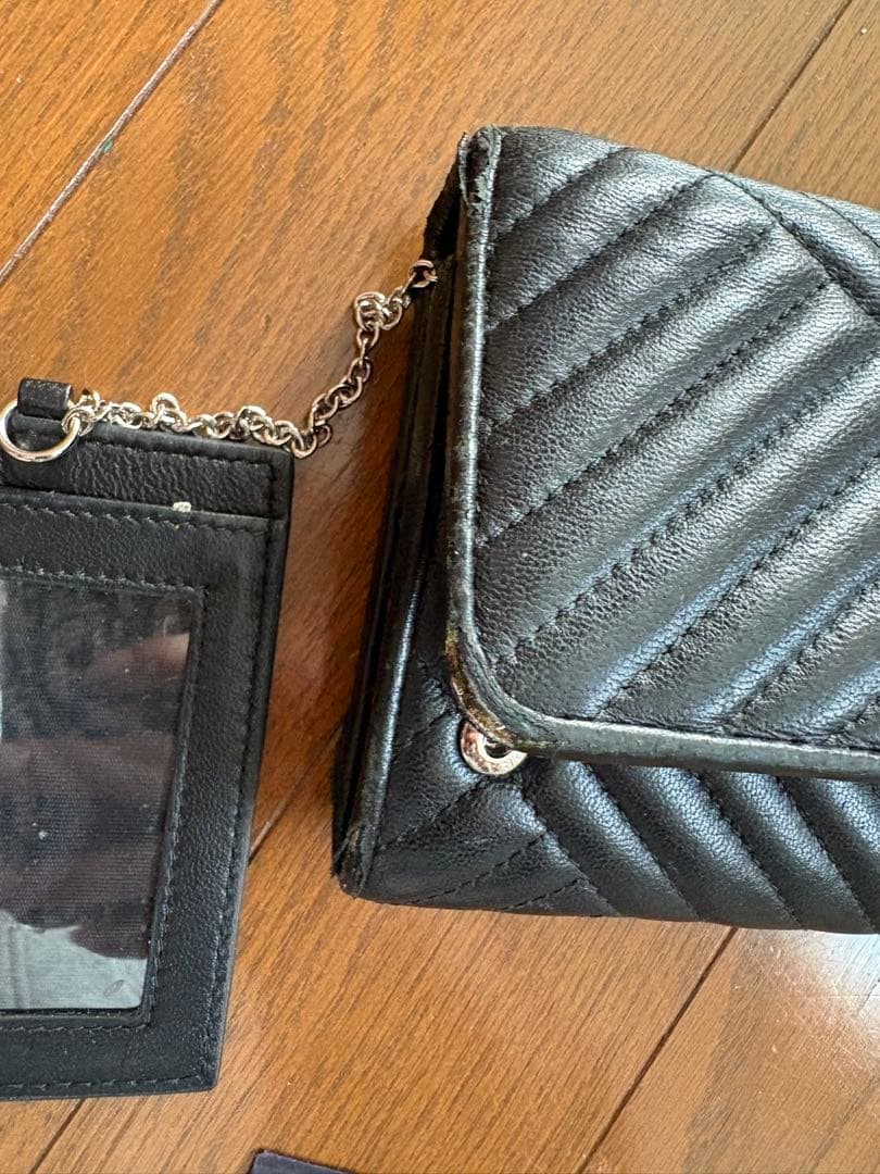 PRADA キルティング ブラック 長財布 正規品