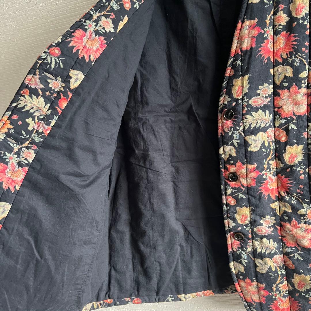 SOIL 60s FLOWER VNECK VEST キルト　中綿ベスト　ソイル