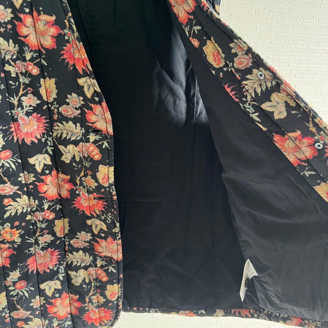 SOIL 60s FLOWER VNECK VEST キルト　中綿ベスト　ソイル