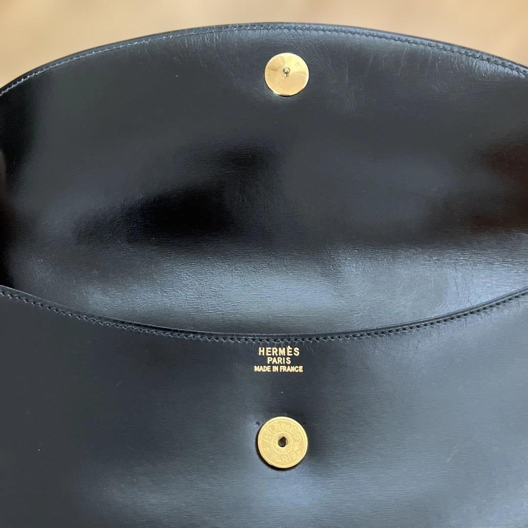 HERMES ブラック ポシェットリオ