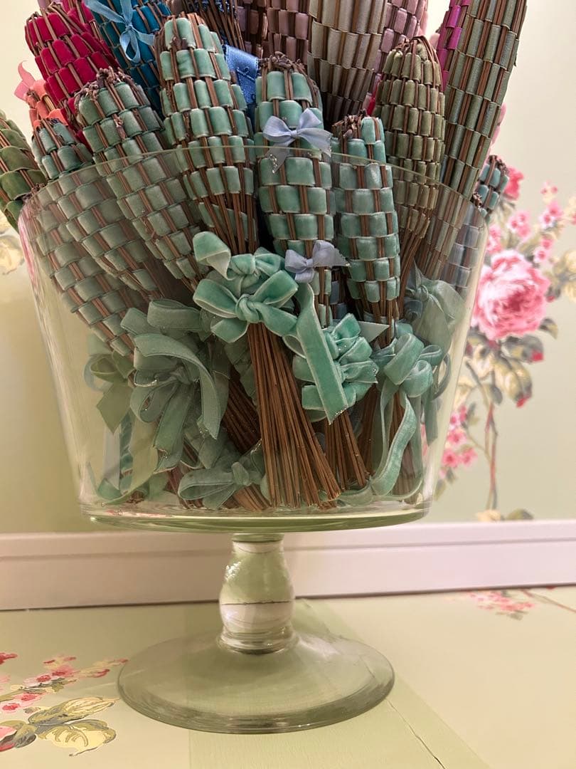 ラベンダースティック　60本　ベルベットリボン訳あり