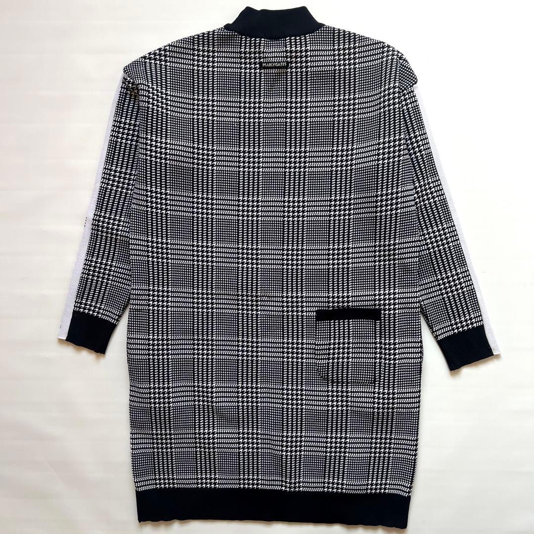 Pearly gates パーリーゲイツ　千鳥格子柄　ニット　ワンピース　ゴルフ