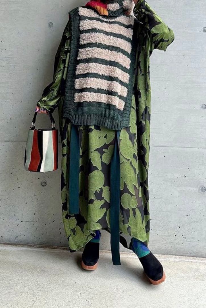 HENRIK VIBSKOV 花柄ロングワンピース S