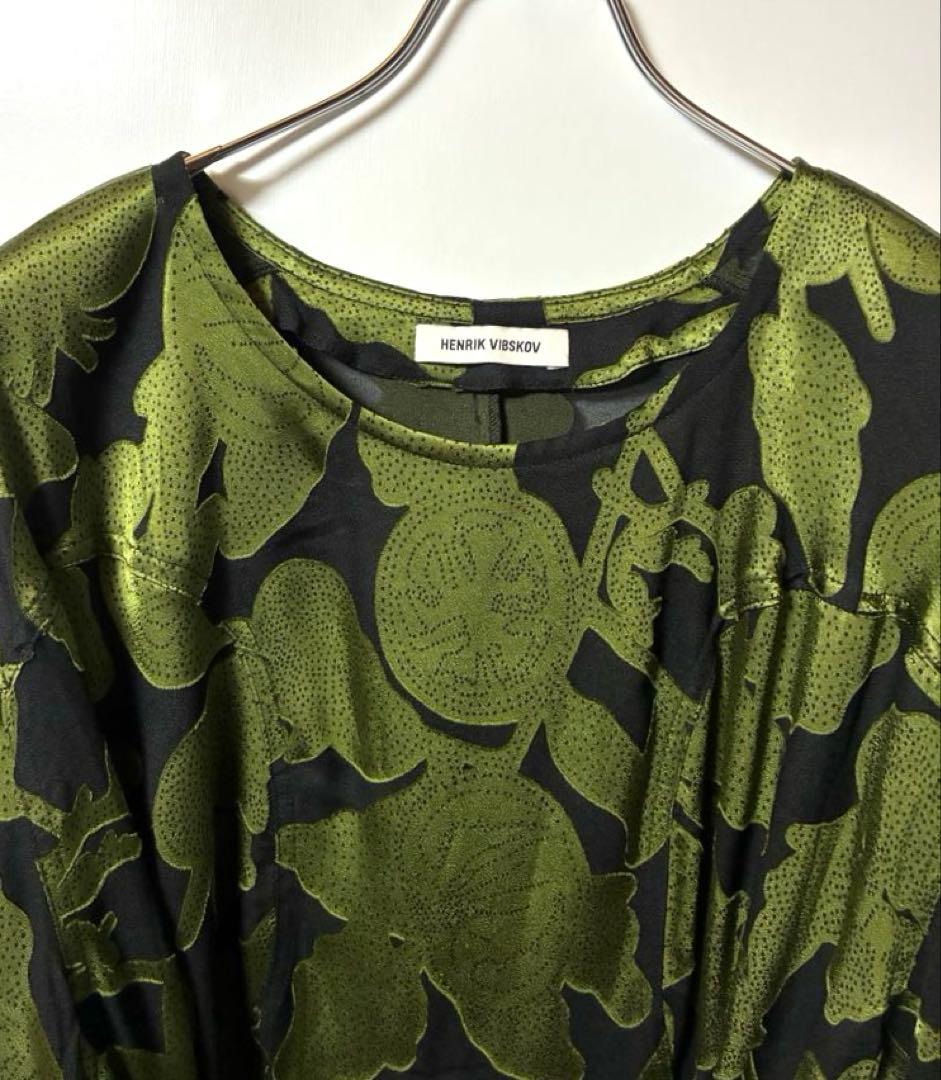 HENRIK VIBSKOV 花柄ロングワンピース S