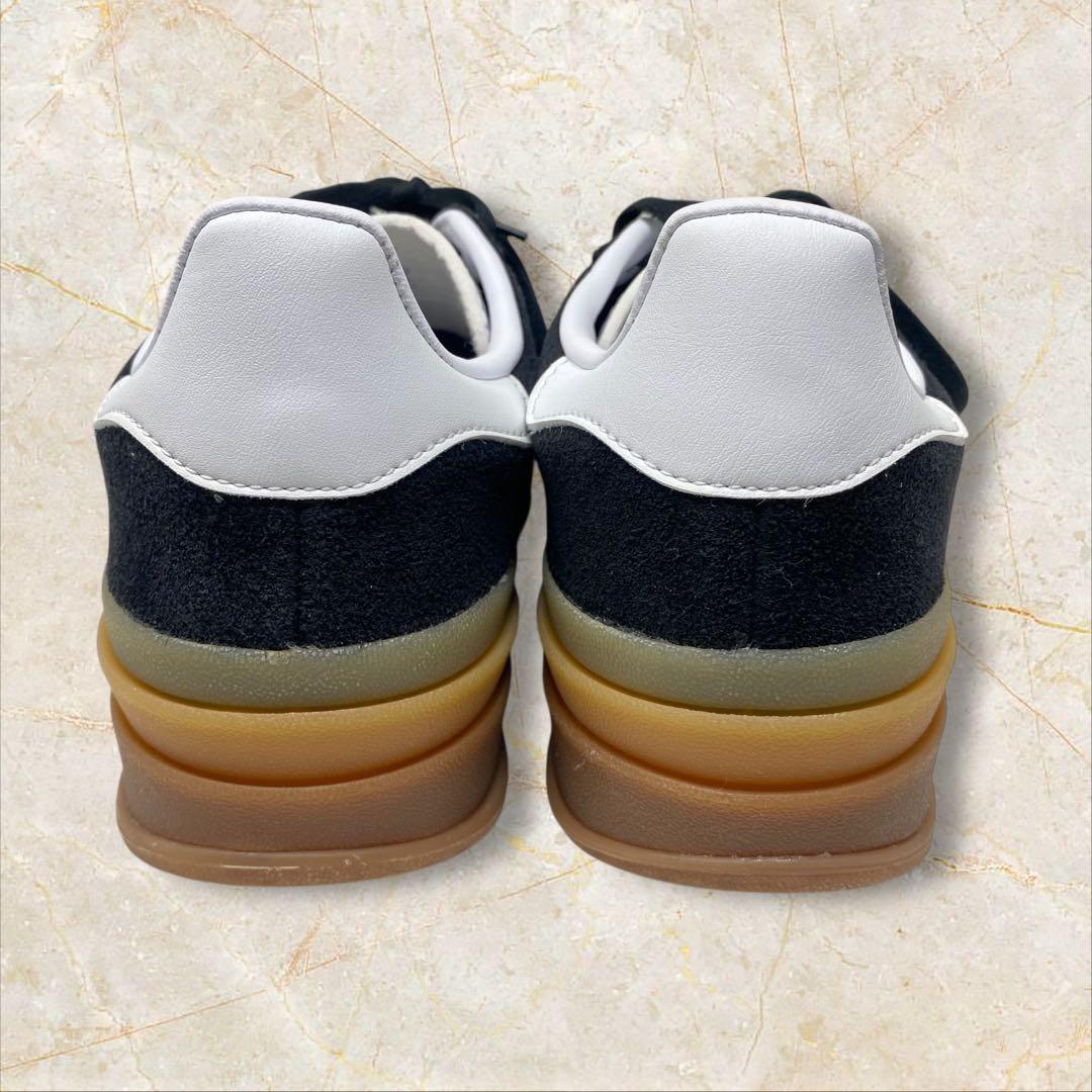 未使用 adidas ガゼル ボールド アディダス 厚底 24.5 ブラック 黒