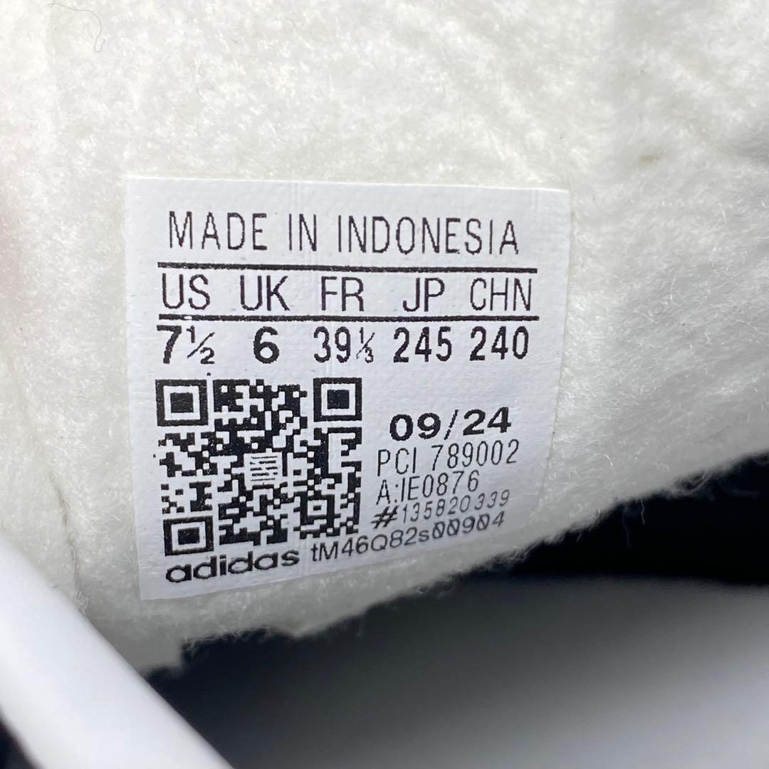 未使用 adidas ガゼル ボールド アディダス 厚底 24.5 ブラック 黒