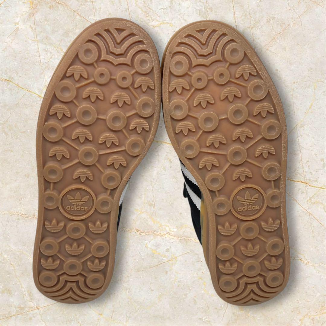 未使用 adidas ガゼル ボールド アディダス 厚底 24.5 ブラック 黒