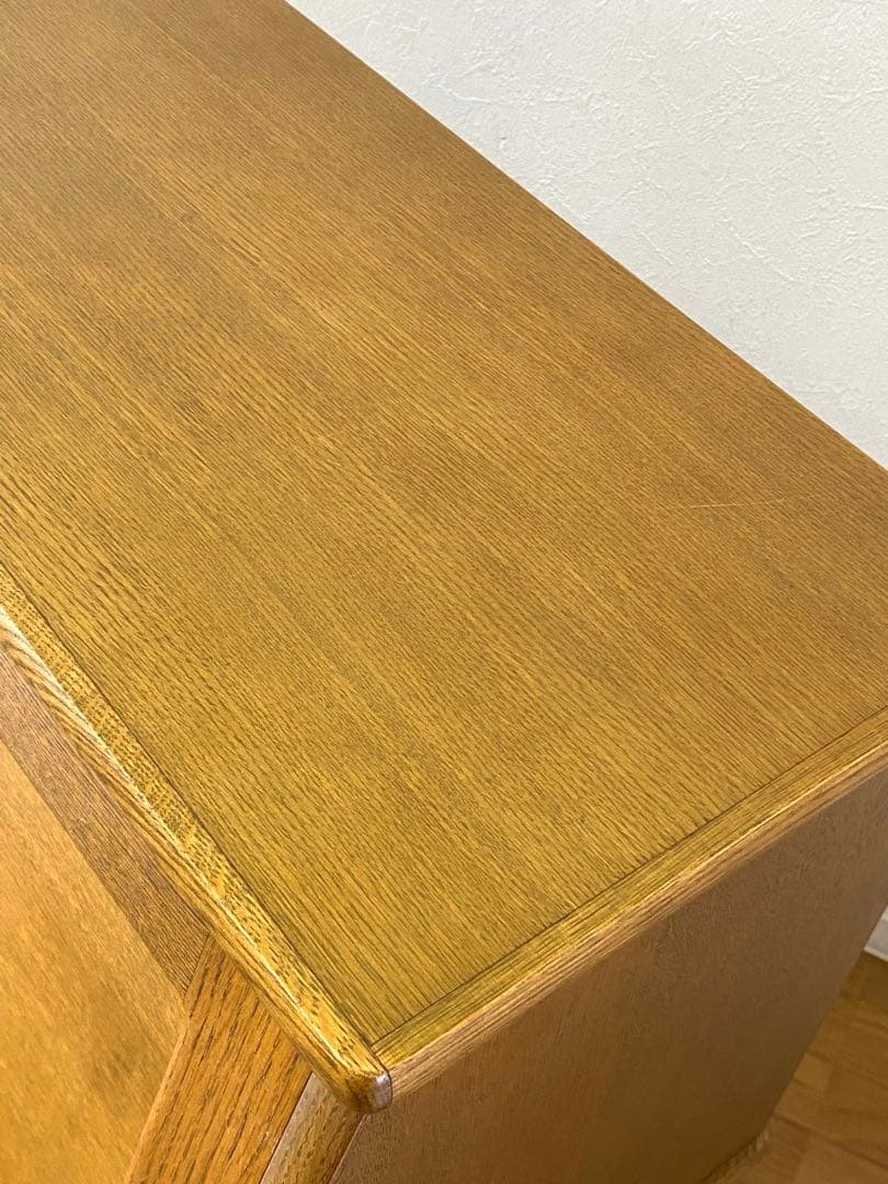 美品 浜本工芸 ライティングデスク ビューロ 学習机 収納 机 デスク