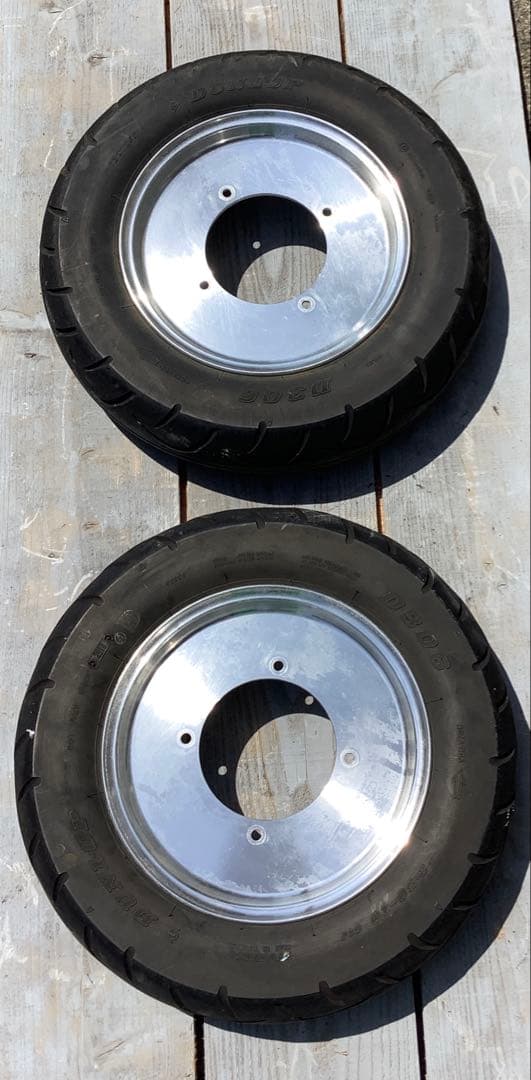 エイプ　10インチアルミホイール　前後セット