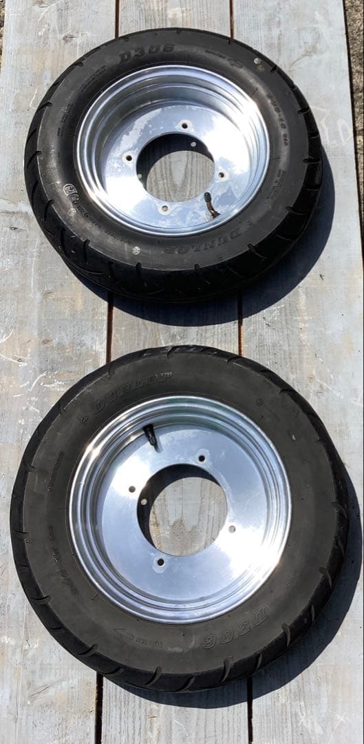 エイプ　10インチアルミホイール　前後セット