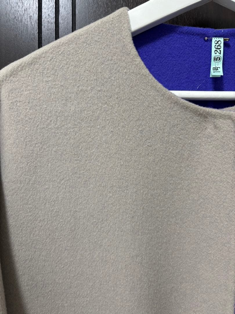 united arrowsバイカラーコート