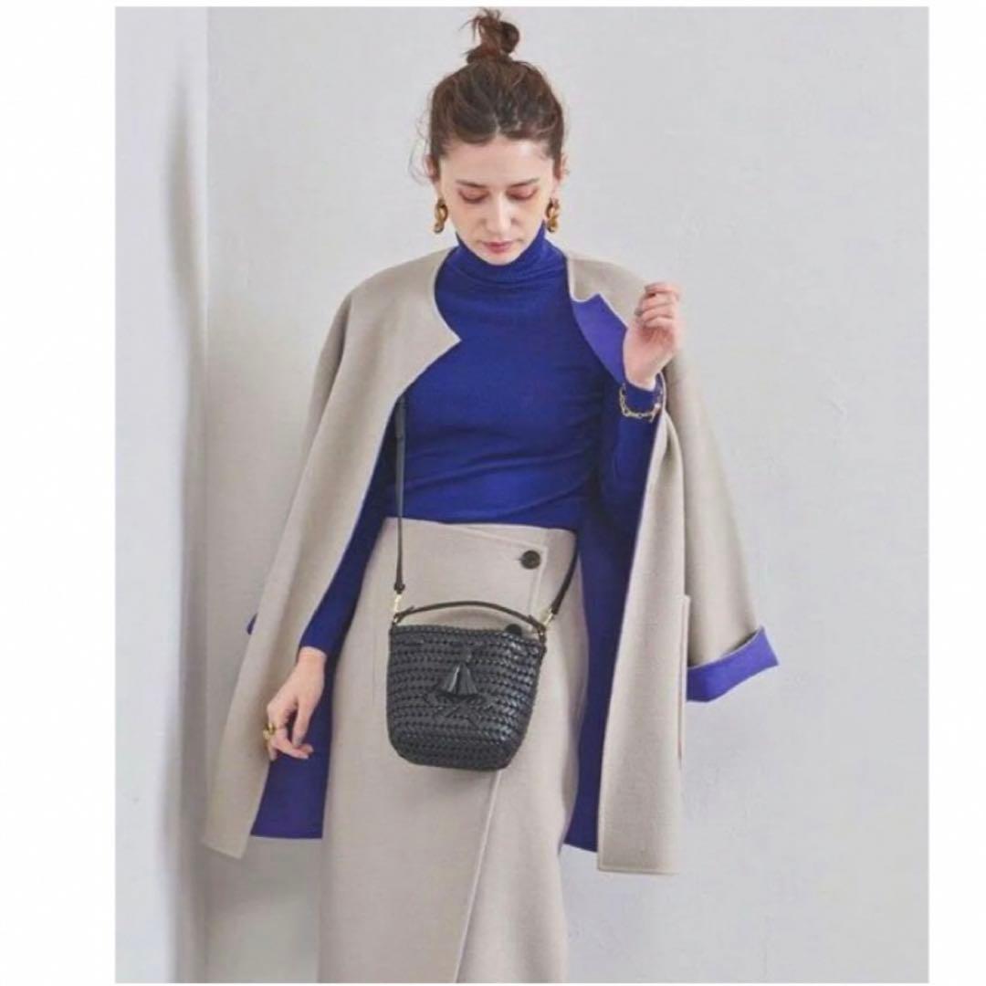 united arrowsバイカラーコート