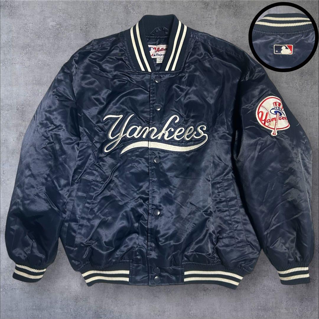 majestic マジェスティック Yankees ヤンキース 中綿スタジャン