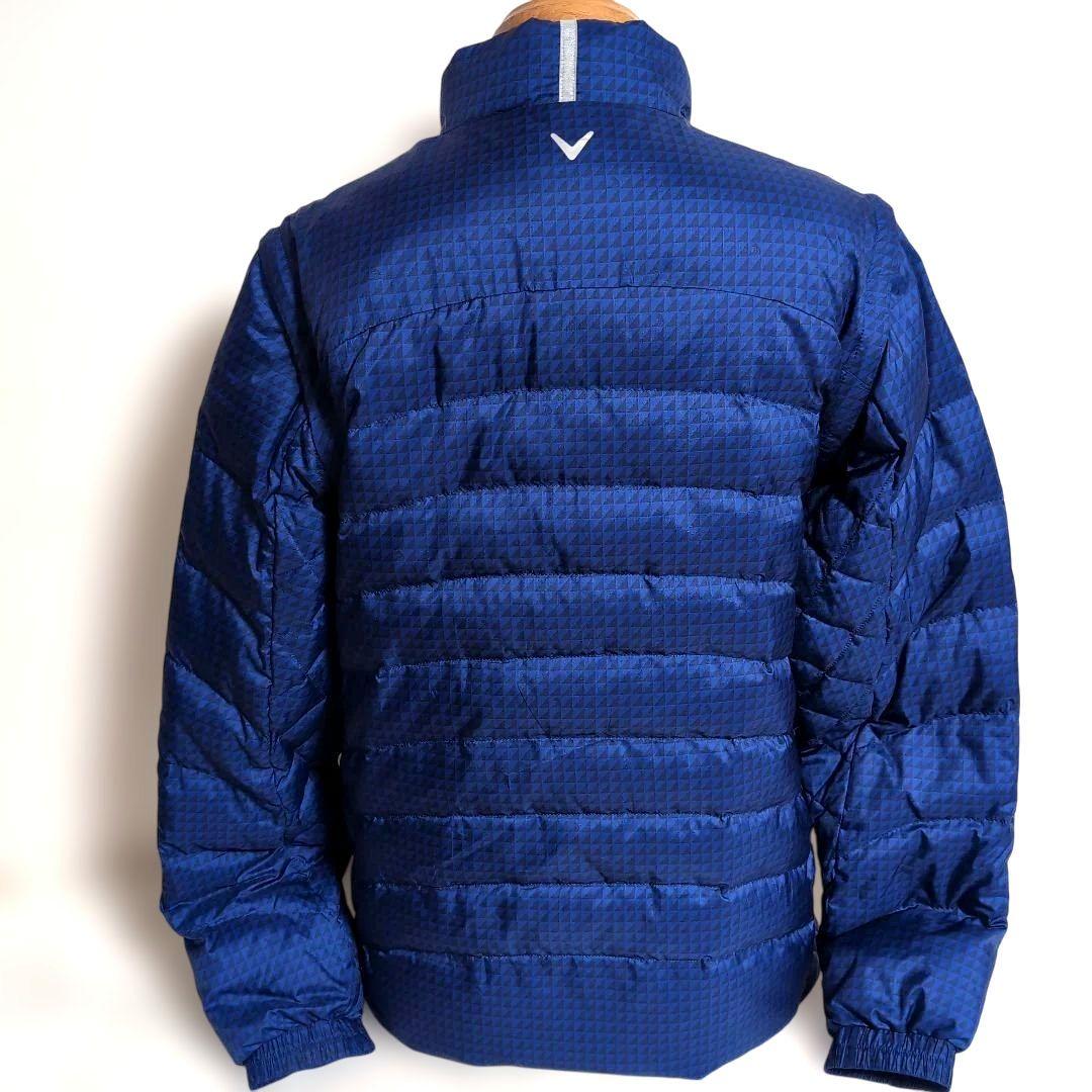 eq11 Callaway ダウンジャケット × ダウンベスト 青 メンズL