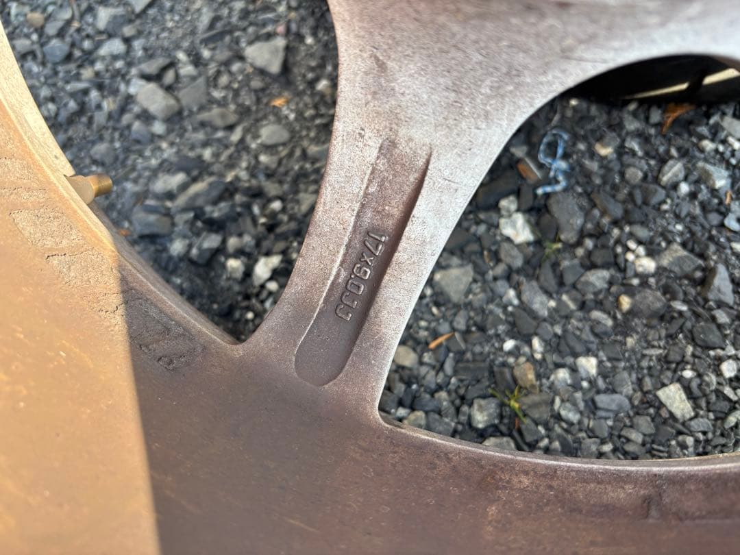 RAYS wheels D57 白2本黒2本