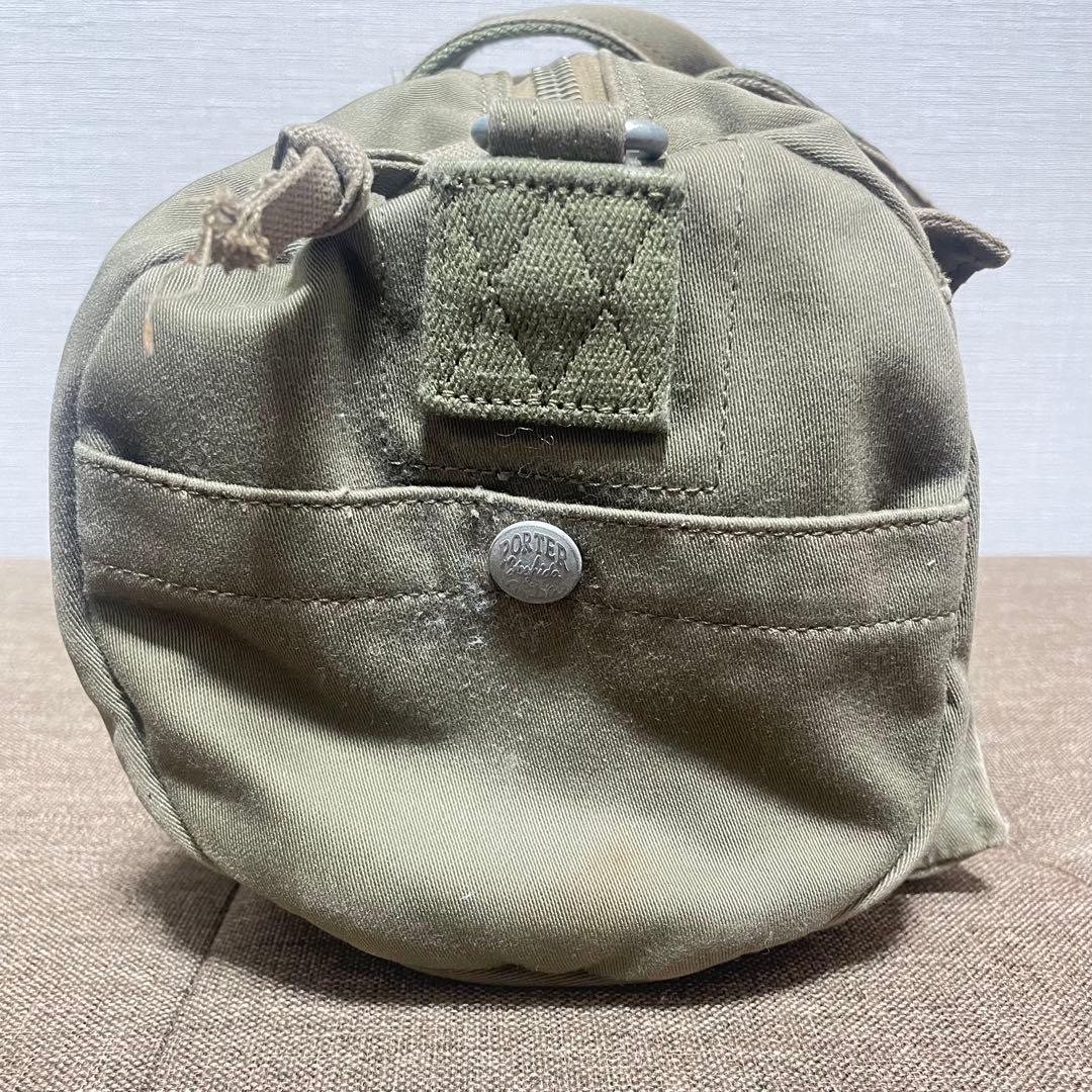 ② PORTER ポーター オリーブ ラブアンドピース ボストン S 廃盤 レア