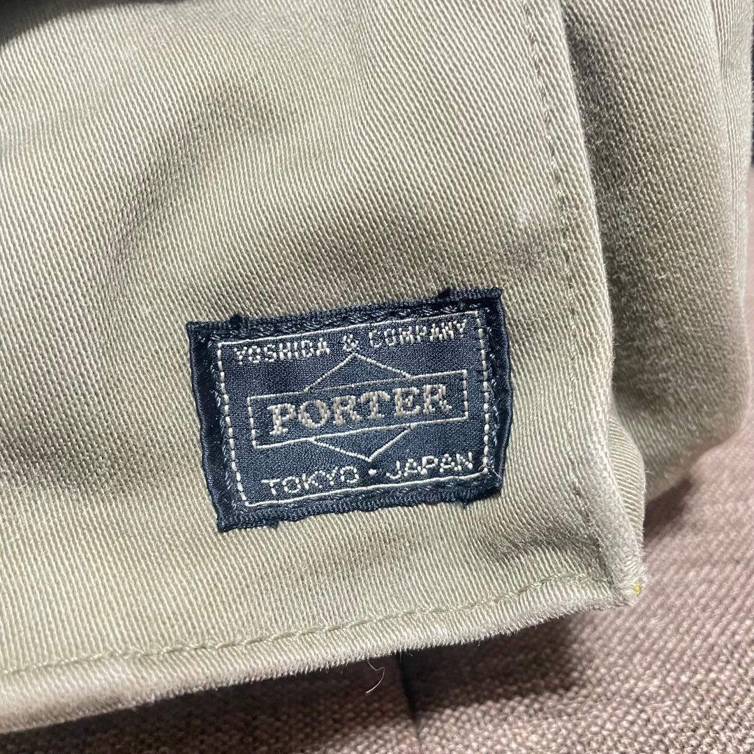 ② PORTER ポーター オリーブ ラブアンドピース ボストン S 廃盤 レア