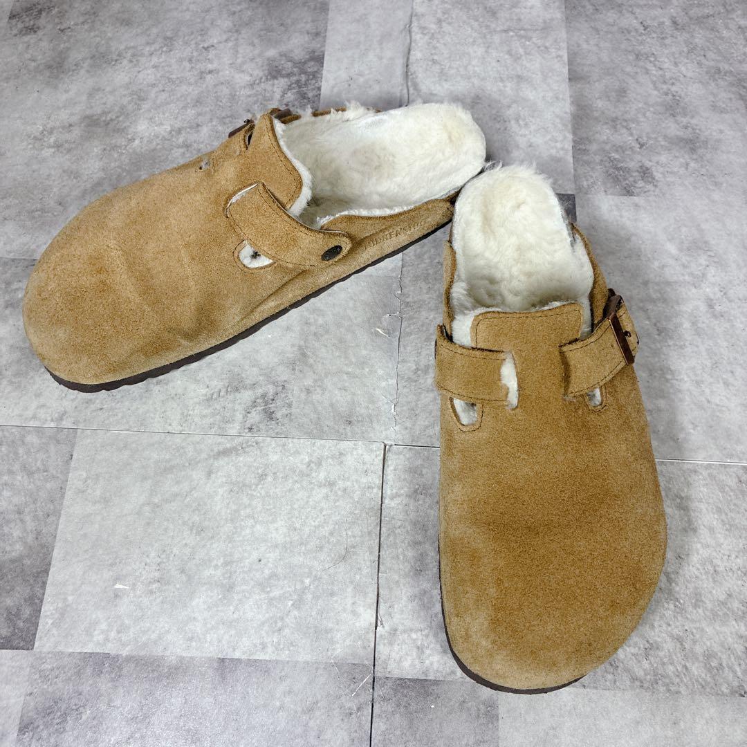 【良品】✨BIRKENSTOCK Boston Boa Suede26.5cm
