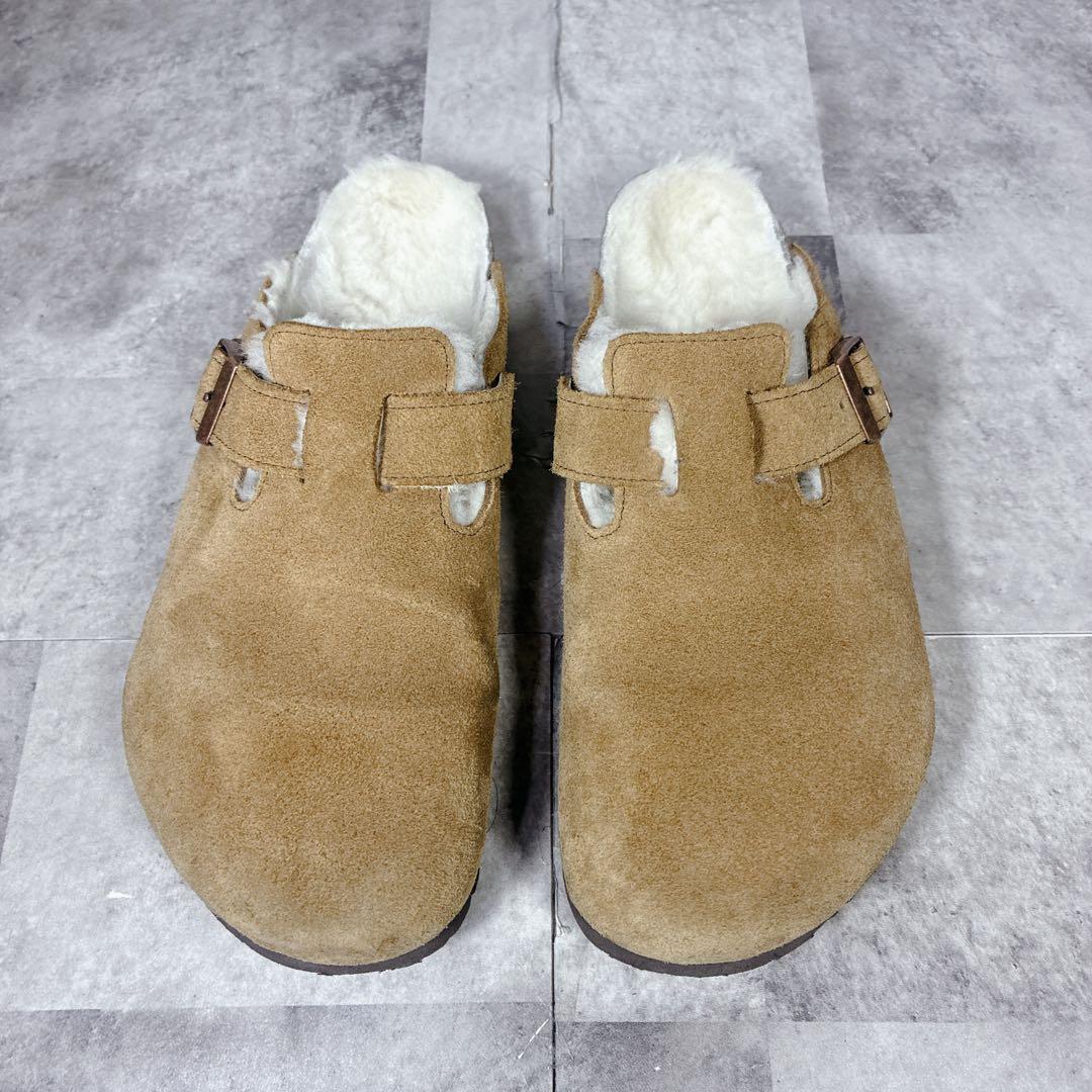 【良品】✨BIRKENSTOCK Boston Boa Suede26.5cm
