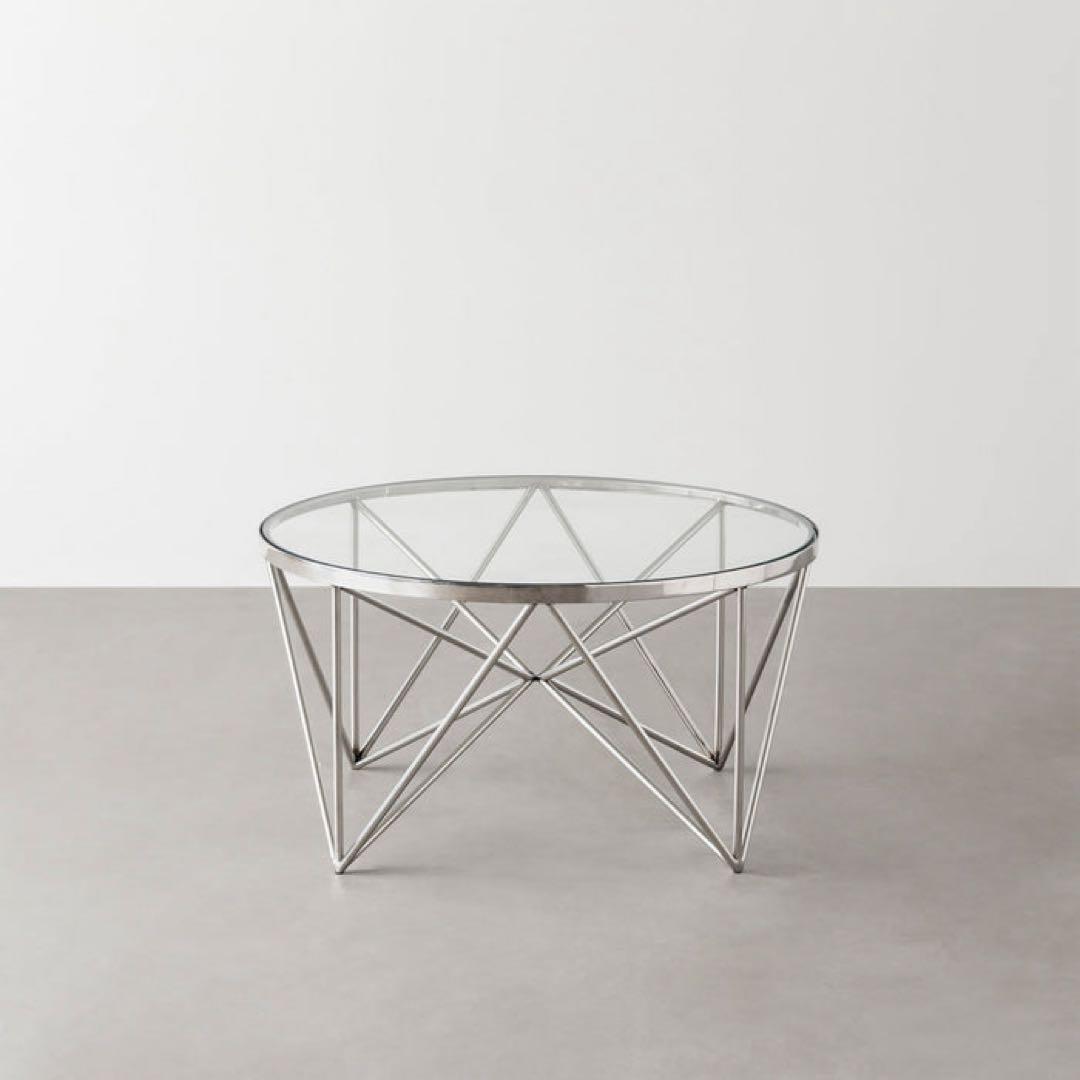 kanademono ガラスローテーブル　定価4万