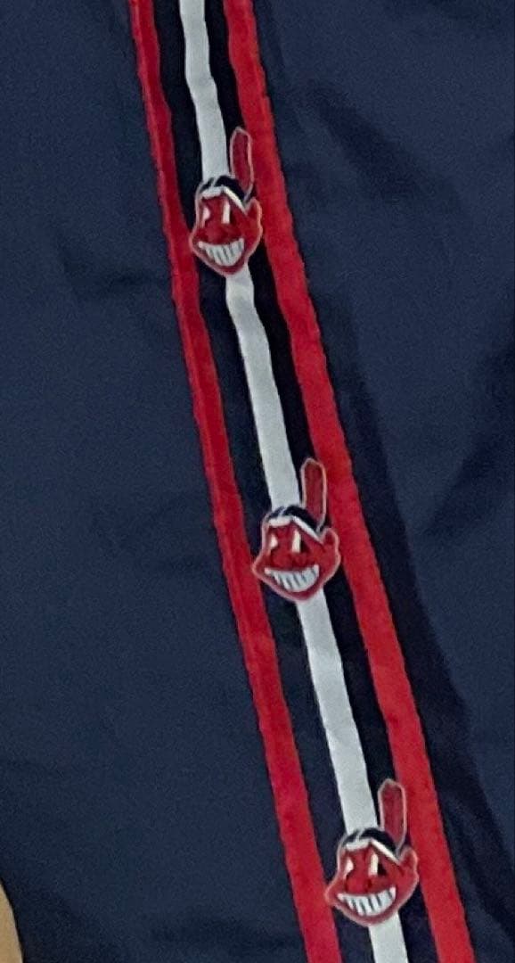 インディアンス　 ナイロンジャケット proplayer製　XL ワフー酋長